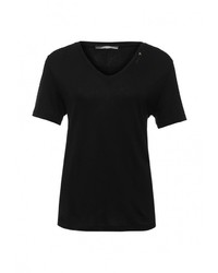 Женская черная футболка с круглым вырезом от Replay
