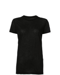 Женская черная футболка с круглым вырезом от Rick Owens DRKSHDW