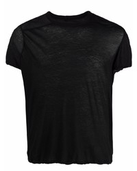 Мужская черная футболка с круглым вырезом от Rick Owens