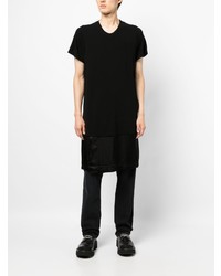 Мужская черная футболка с круглым вырезом от Julius