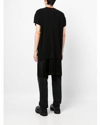 Мужская черная футболка с круглым вырезом от Julius