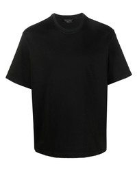 Мужская черная футболка с круглым вырезом от Roberto Collina