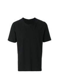 Мужская черная футболка с круглым вырезом от Roberto Collina