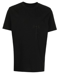 Мужская черная футболка с круглым вырезом от RtA
