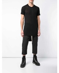 Мужская черная футболка с круглым вырезом от Rick Owens