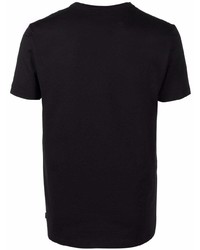 Мужская черная футболка с круглым вырезом от Brioni