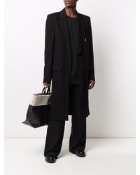 Мужская черная футболка с круглым вырезом от Ann Demeulemeester