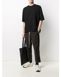 Мужская черная футболка с круглым вырезом от Rick Owens DRKSHDW