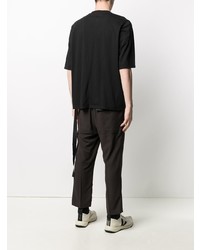 Мужская черная футболка с круглым вырезом от Rick Owens DRKSHDW