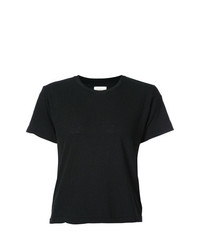 Женская черная футболка с круглым вырезом от Simon Miller