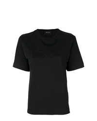 Женская черная футболка с круглым вырезом от Simone Rocha