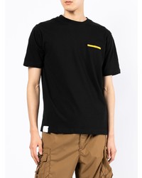 Мужская черная футболка с круглым вырезом от Izzue