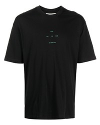 Мужская черная футболка с круглым вырезом от Song For The Mute