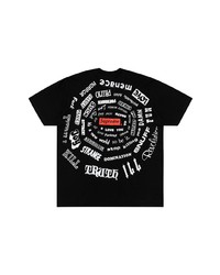 Мужская черная футболка с круглым вырезом от Supreme