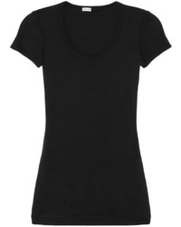 Женская черная футболка с круглым вырезом от Splendid
