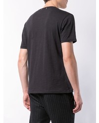 Мужская черная футболка с круглым вырезом от Alex Mill