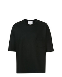 Мужская черная футболка с круглым вырезом от Stephan Schneider