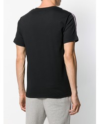 Мужская черная футболка с круглым вырезом от Les Hommes Urban