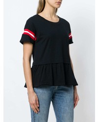 Женская черная футболка с круглым вырезом от Steffen Schraut