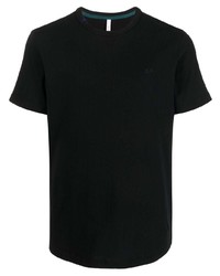 Мужская черная футболка с круглым вырезом от Sun 68