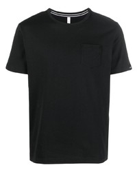 Мужская черная футболка с круглым вырезом от Sun 68