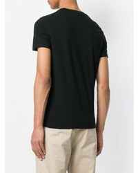 Мужская черная футболка с круглым вырезом от Dondup
