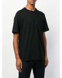 Мужская черная футболка с круглым вырезом от Oamc