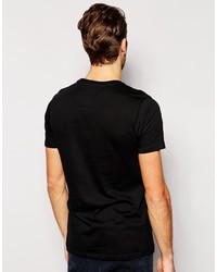 Мужская черная футболка с круглым вырезом от Brave Soul