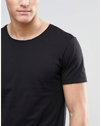 Мужская черная футболка с круглым вырезом от Boss Orange
