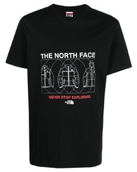 Мужская черная футболка с круглым вырезом от The North Face