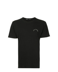 Мужская черная футболка с круглым вырезом от The Upside