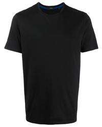 Мужская черная футболка с круглым вырезом от Theory