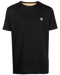 Мужская черная футболка с круглым вырезом от Timberland