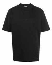 Мужская черная футболка с круглым вырезом от Tom Wood