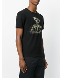 Мужская черная футболка с круглым вырезом от Stella McCartney