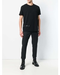 Мужская черная футболка с круглым вырезом от RtA