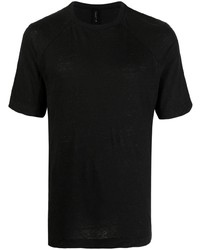 Мужская черная футболка с круглым вырезом от Transit