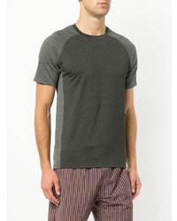 Мужская черная футболка с круглым вырезом от The Upside