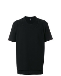 Мужская черная футболка с круглым вырезом от Versus