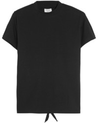 Женская черная футболка с круглым вырезом от Vetements