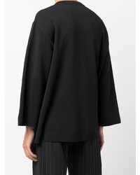 Мужская черная футболка с круглым вырезом от Sophnet.