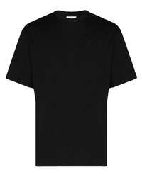 Мужская черная футболка с круглым вырезом от Y-3