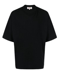 Мужская черная футболка с круглым вырезом от YMC