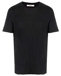 Мужская черная футболка с круглым вырезом от Zadig & Voltaire