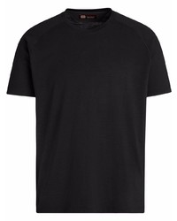 Мужская черная футболка с круглым вырезом от Zegna