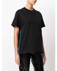 Женская черная футболка с круглым вырезом от Golden Goose Deluxe Brand