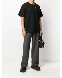 Мужская черная футболка с круглым вырезом от Undercover