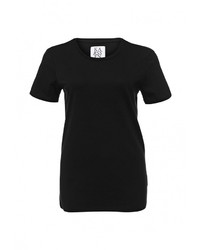 Женская черная футболка с круглым вырезом от Zoe Karssen