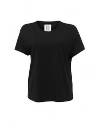 Женская черная футболка с круглым вырезом от Zoe Karssen