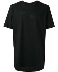 Мужская черная футболка с принтом от adidas